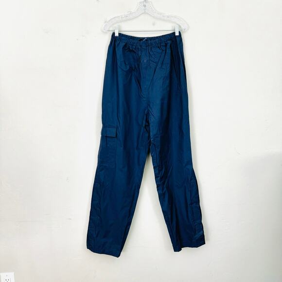 Coleman Nylon Wind Rain Pants Net Lining Dark Blue Navy Men's Size M - Picture 1 of 13
